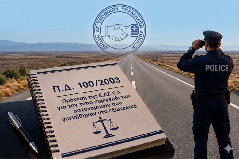 Φωτογραφία του Πρόταση Ε.ΑΣ.Υ.Α. για τον τόπο συμφερόντων αστυνομικών που γεννήθηκαν στο εξωτερικό